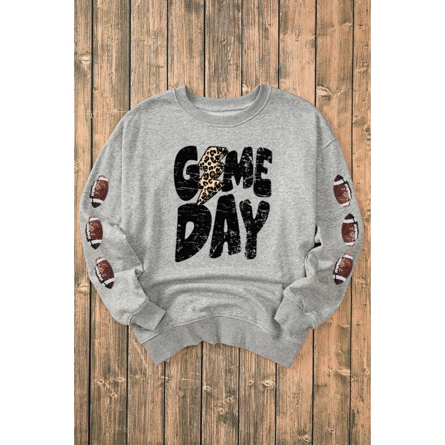 GAME DAY Football Long Sleeve Sweatshirt Apparel and Accessories