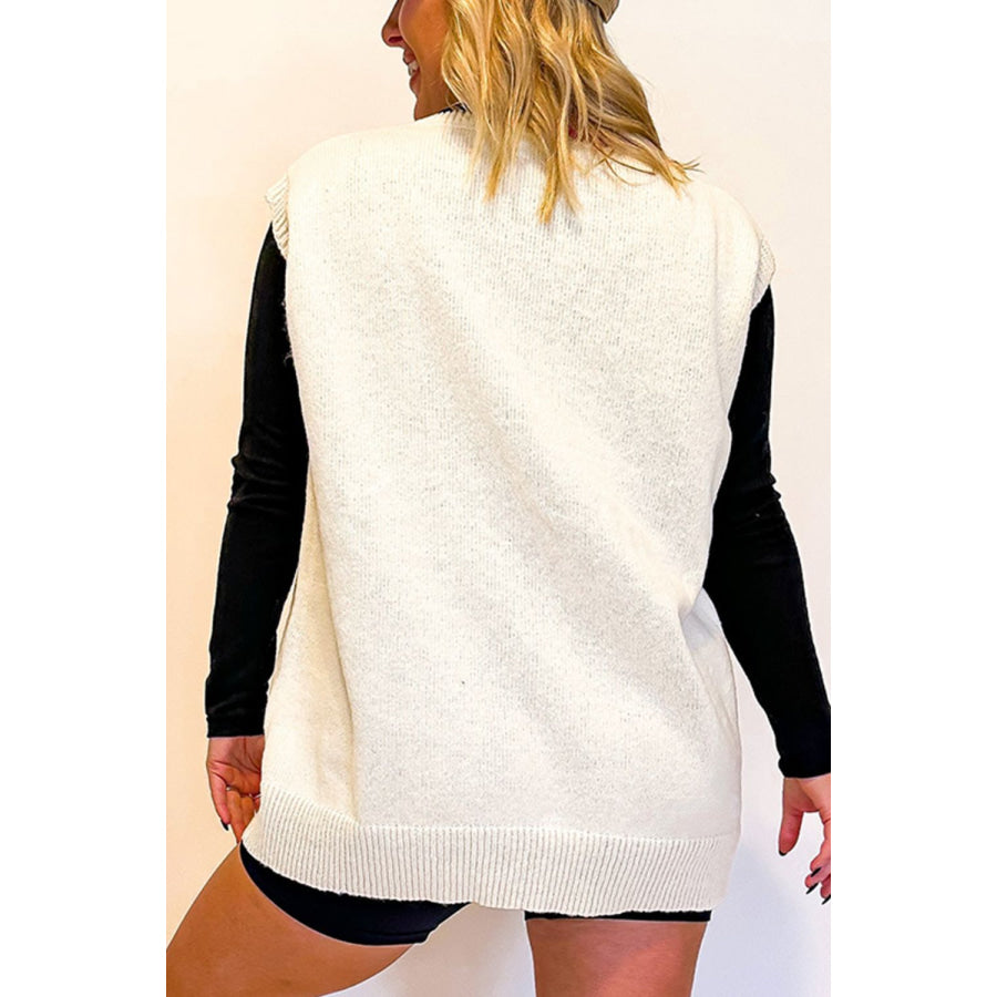 GAME DAY V-Neck Sweater Vest Apparel and Accessories