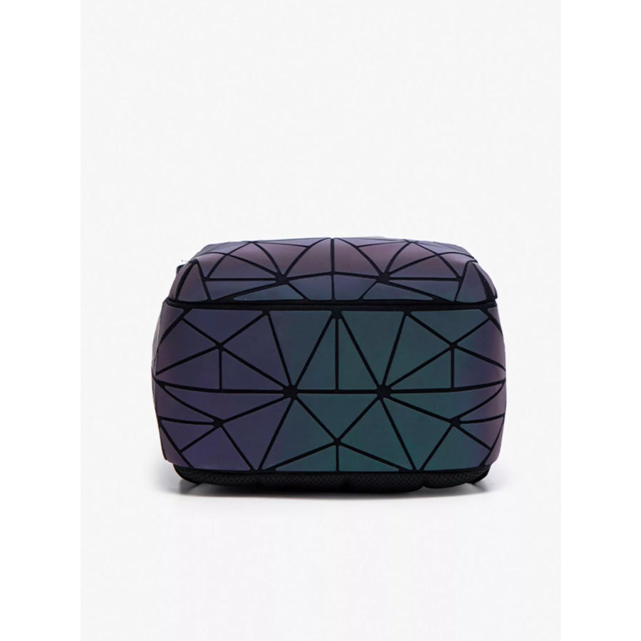 Geometric Backpack Bag Mauve / onesize Apparel and Accessories