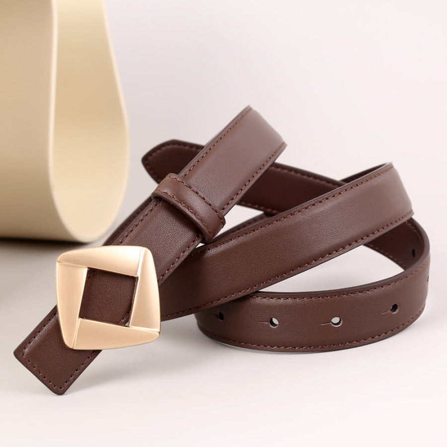 Geometric Buckle Belt Apparel and Accessories