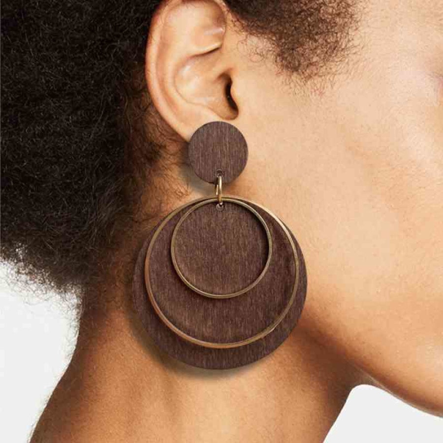 Geometric Drop Earrings Clothing