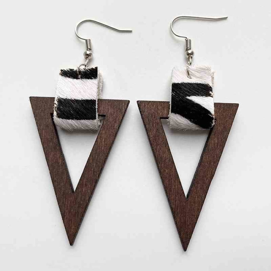 Geometric Drop Earrings Style A / One Size