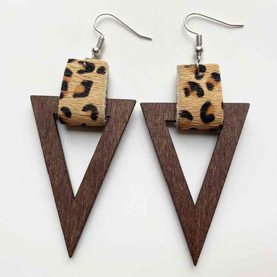 Geometric Drop Earrings Style B / One Size