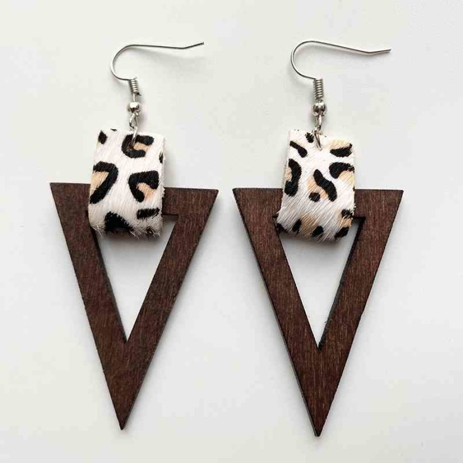 Geometric Drop Earrings Style C / One Size