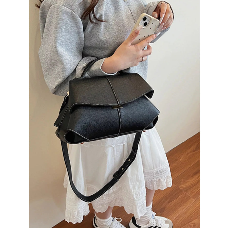 Geometric Flap Shoulder Bag Apparel and Accessories