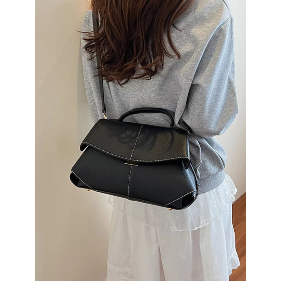 Geometric Flap Shoulder Bag Apparel and Accessories
