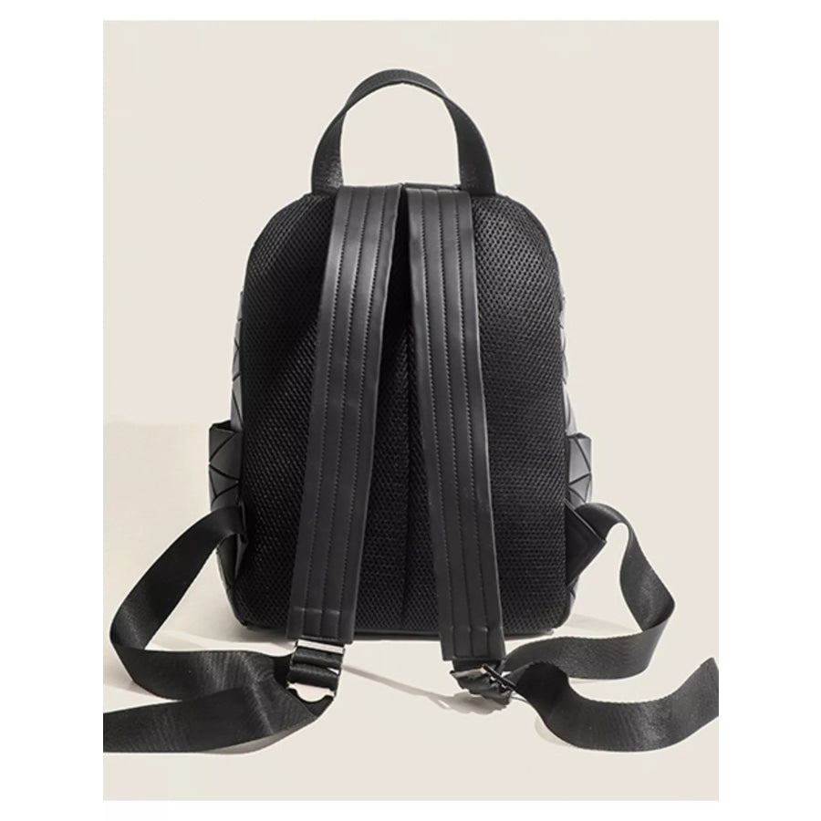 Geometric Lattice Pattern Fashion Backpack Bag