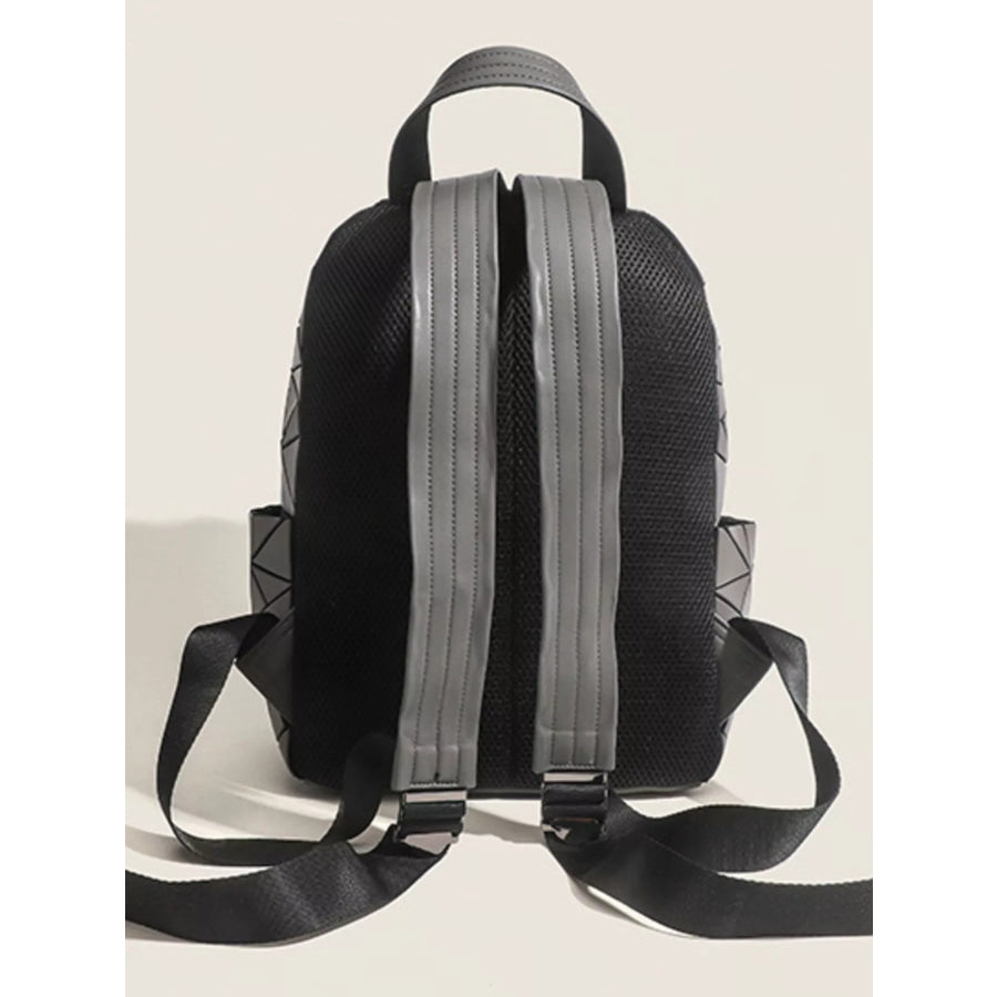 Geometric Lattice Pattern Fashion Backpack Bag