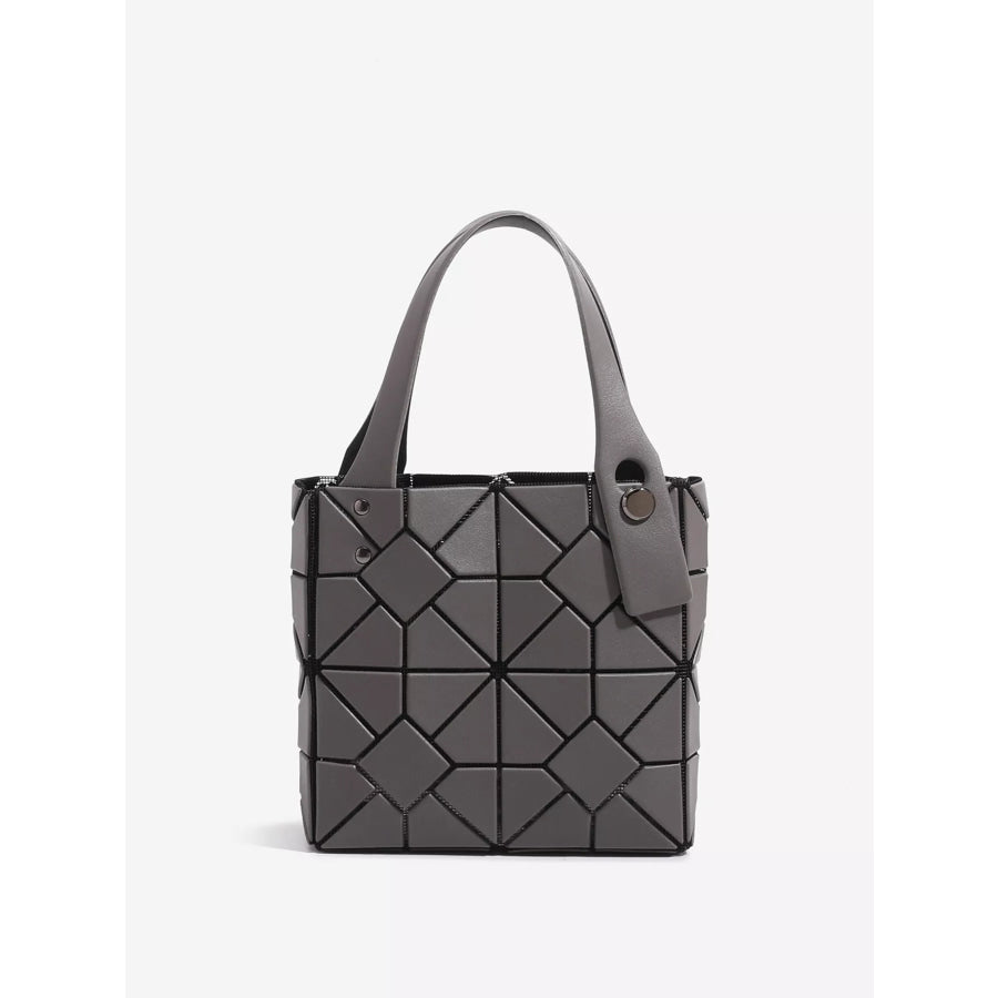 Geometric Matte Modular Handbag Black / One Size