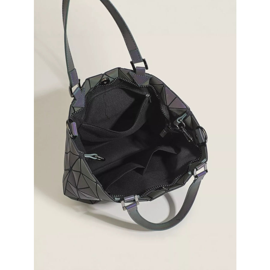 Geometric Modular Handbag Dark Gray / onesize Apparel and Accessories