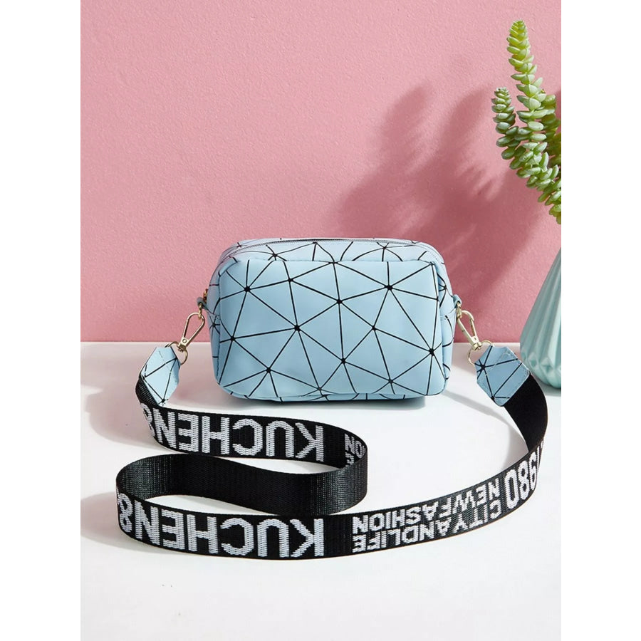 Geometric Pattern Crossbody Bag Apparel and Accessories
