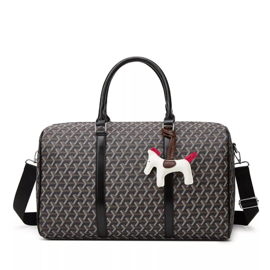 Geometric Pattern Travel Duffle Bag Apparel and Accessories