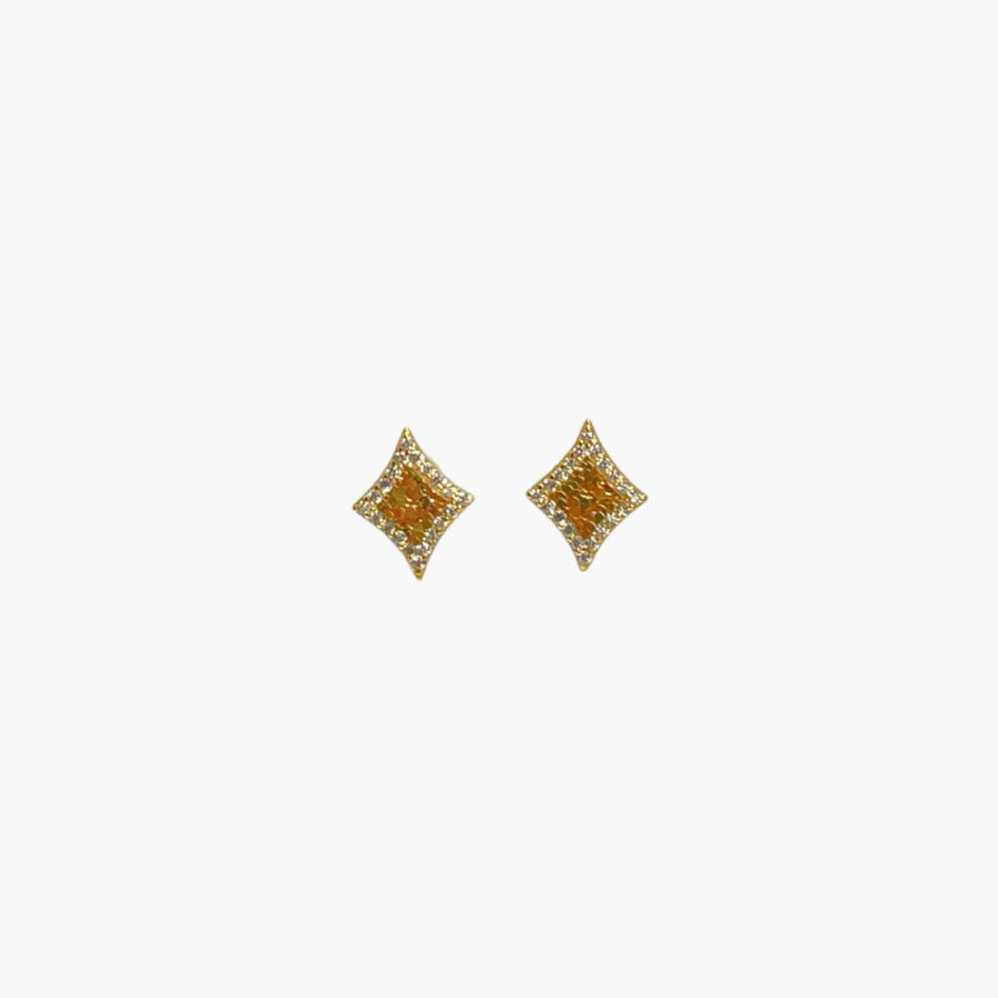 Geometric Stud Earrings Apparel and Accessories