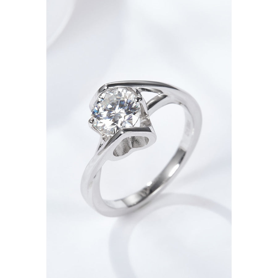 Get What You Need 1 Carat Moissanite Ring Silver / 6