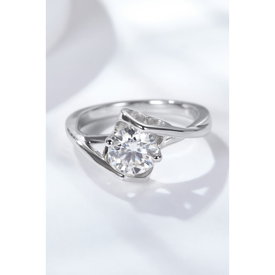 Get What You Need 1 Carat Moissanite Ring Silver / 6