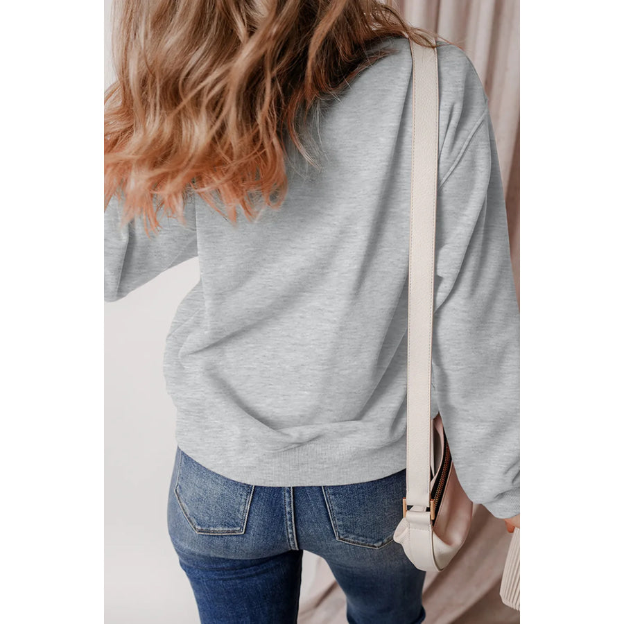 Ghost Round Neck Long Sleeve Sweatshirt Apparel and Accessories