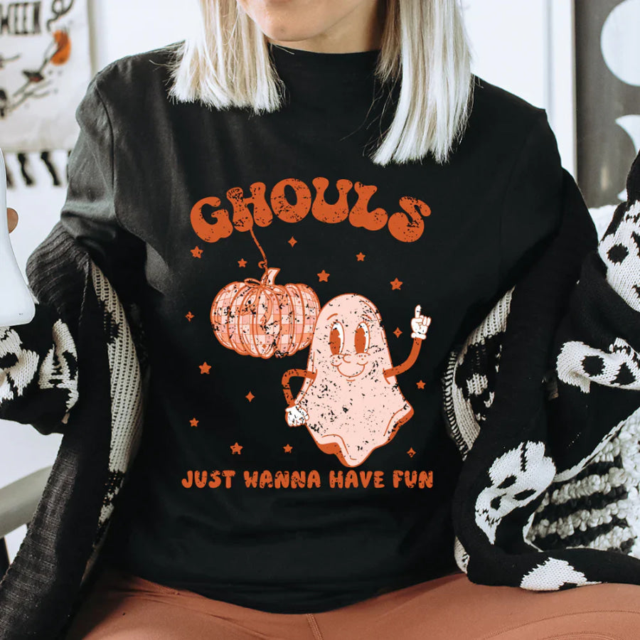 GHOULS JUST WANNA HAVE FUN GRAPHIC TEE