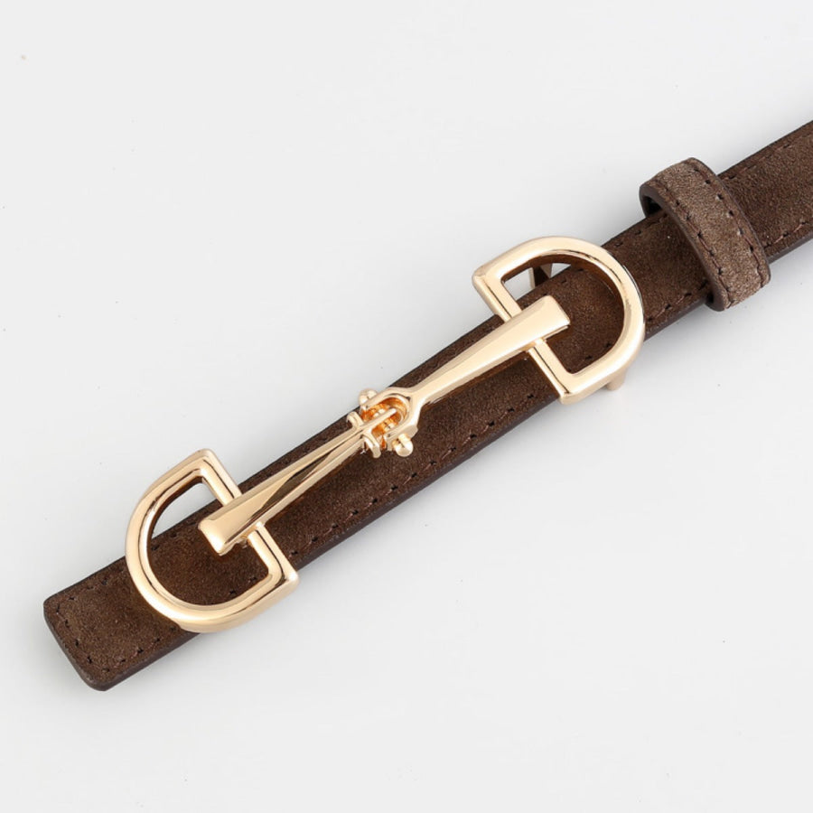 Golden Buckle Belt Apparel and Accessories