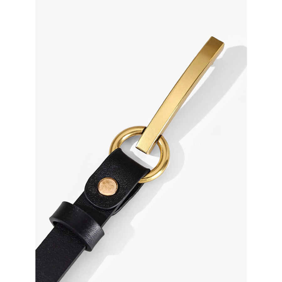 Golden Buckle Belt Apparel and Accessories