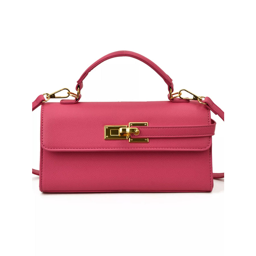 Golden Clasp Crossbody Bag Apparel and Accessories