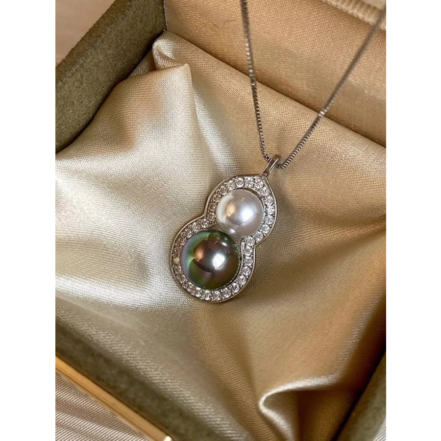 Gourd Pendant Necklace Silver / One Size Apparel and Accessories