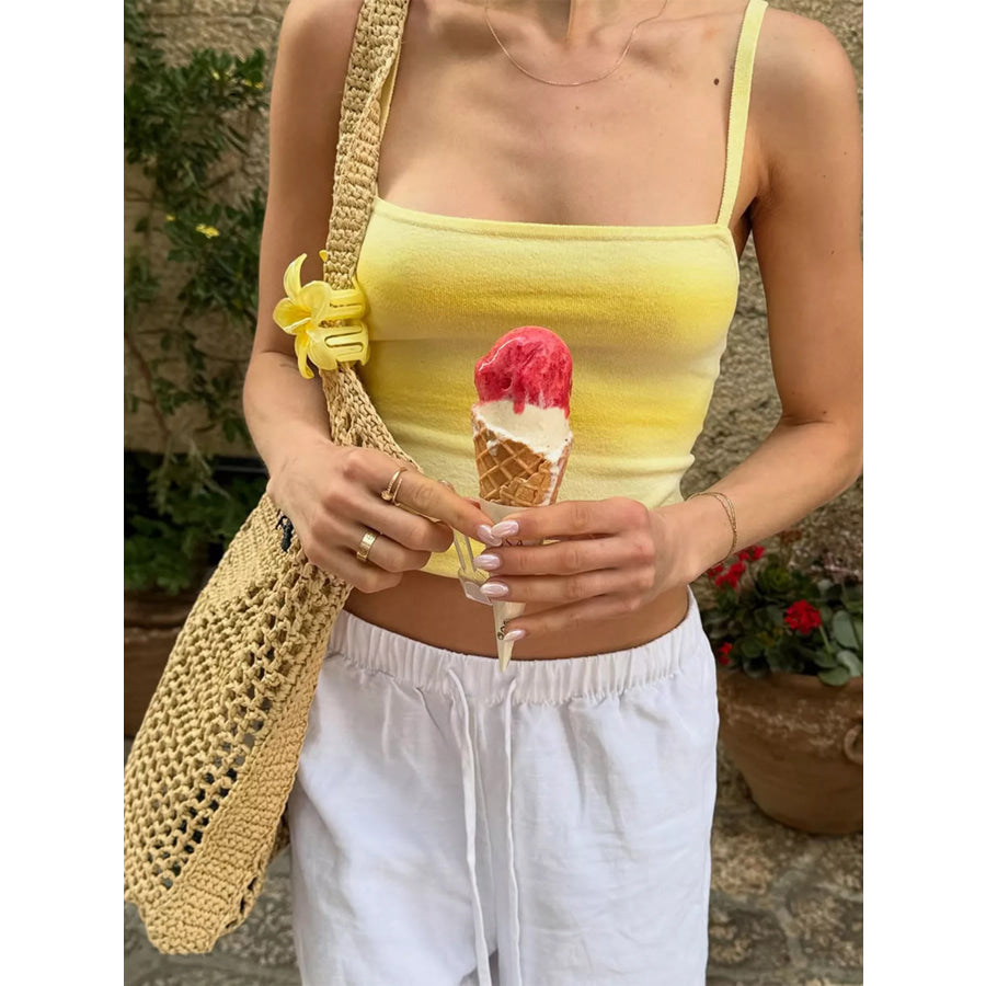 Gradient Adjustable Straps Cami Apparel and Accessories