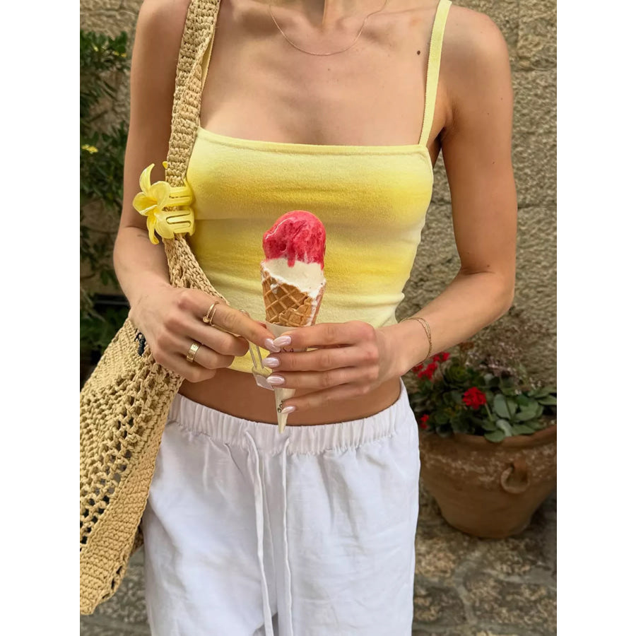 Gradient Adjustable Straps Cami Apparel and Accessories