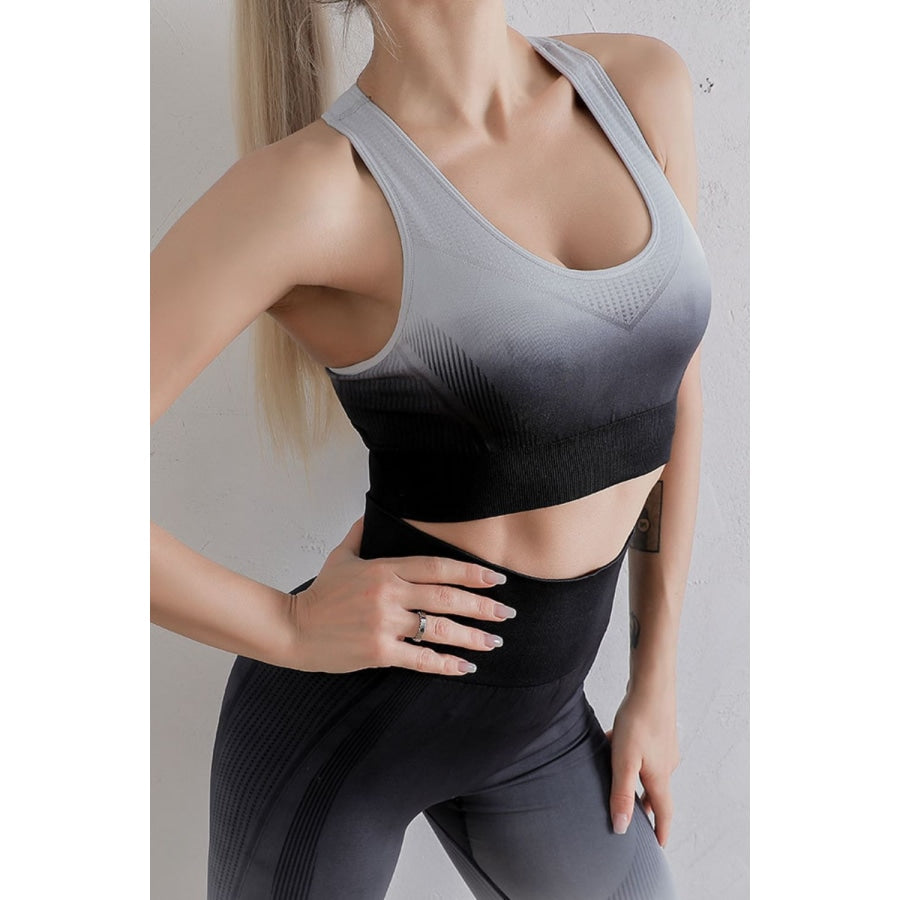 Gradient Sports Bra and Leggings Set