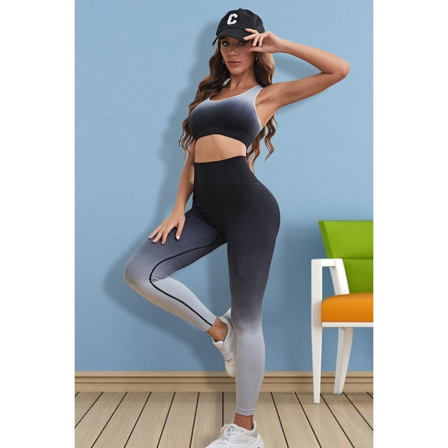 Gradient Sports Tank and Leggings Set