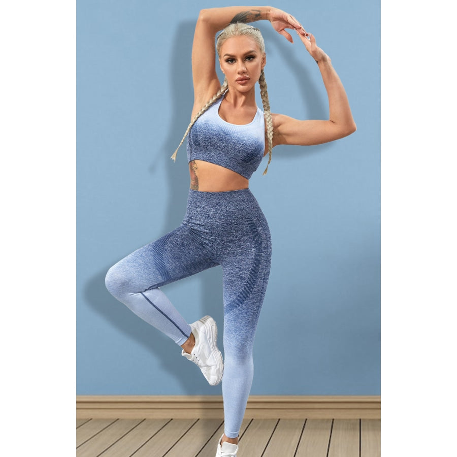 Gradient Sports Tank and Leggings Set