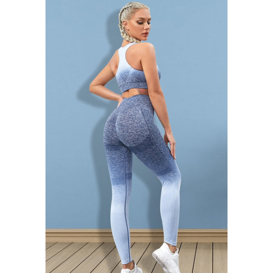 Gradient Sports Tank and Leggings Set