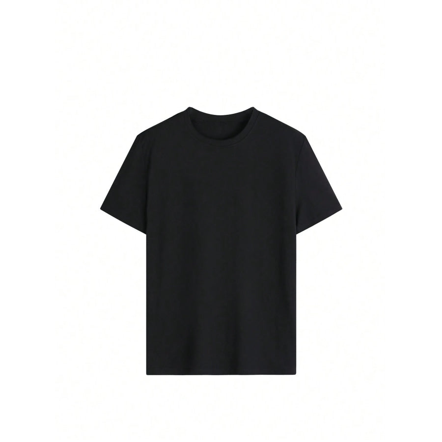 Graphic Round Neck Half Sleeve T - Shirt Apparel and Accessories