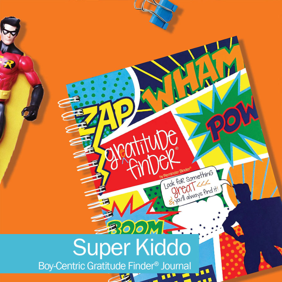 Gratitude Finder® Journals | Primary Styles Super Kiddo Gratitude