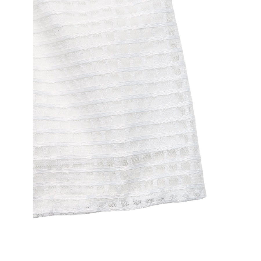 Grid Pattern Strapless Mini Dress Apparel and Accessories