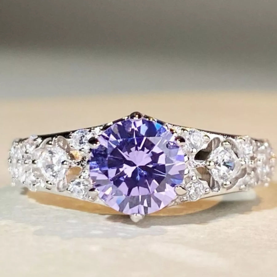 Growing High-Carbon Diamond 925 Sterling Silver Ring Apparel and Accessories