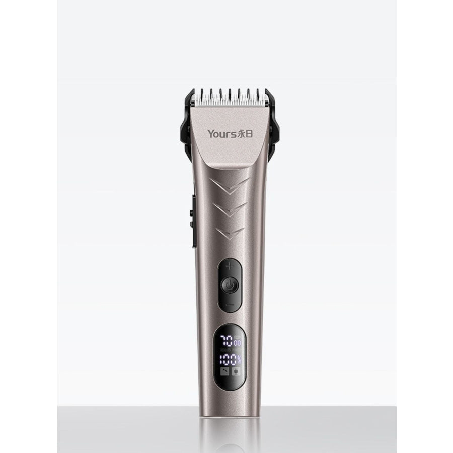 Hair Clipper with LED Display Silver / ONESIZE Apparel and Accessories