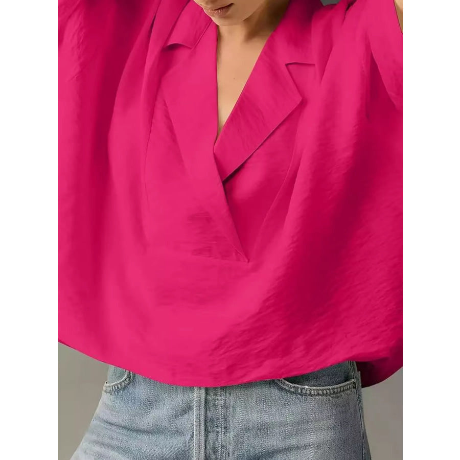 Half Sleeve Oversized Blouse Apparel and Accessories