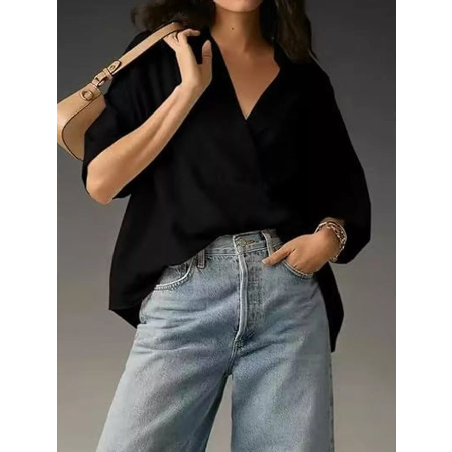 Half Sleeve Oversized Blouse Apparel and Accessories
