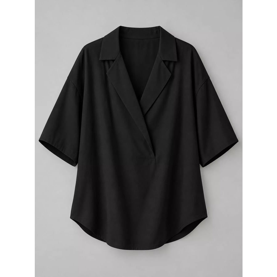 Half Sleeve Oversized Blouse Apparel and Accessories