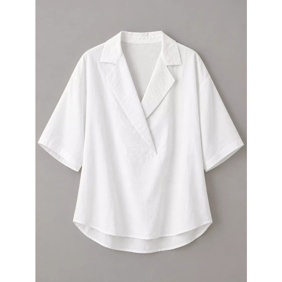 Half Sleeve Oversized Blouse Apparel and Accessories
