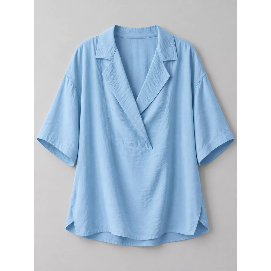 Half Sleeve Oversized Blouse Apparel and Accessories