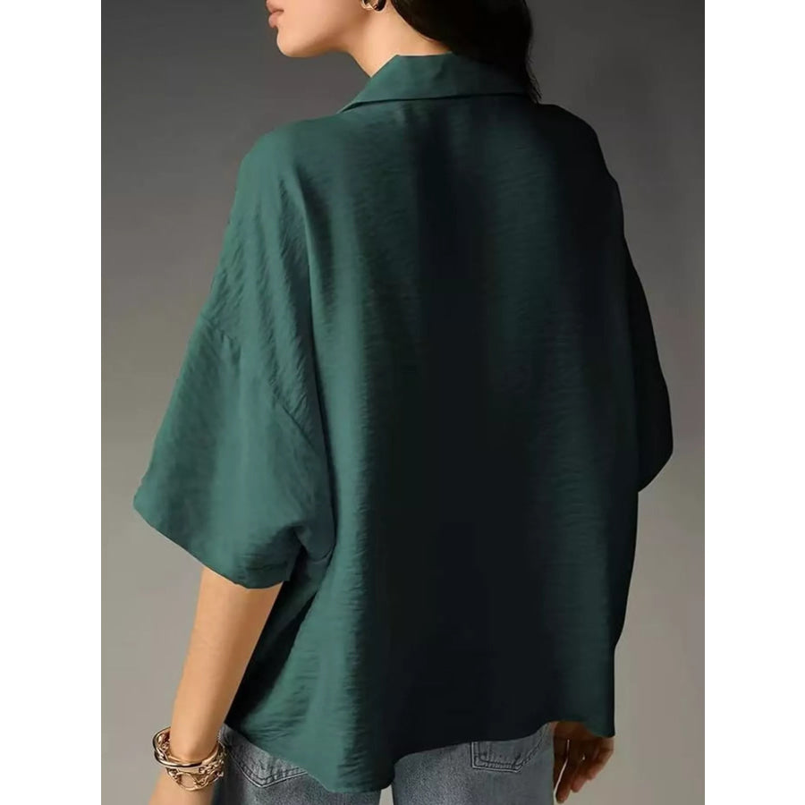 Half Sleeve Oversized Blouse Apparel and Accessories