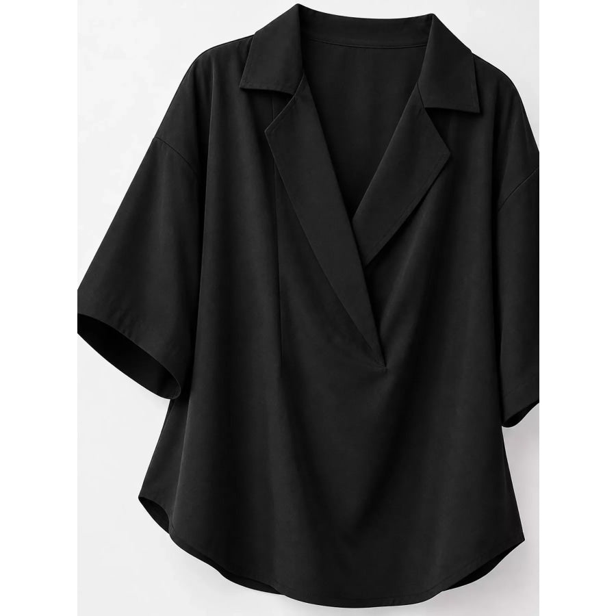 Half Sleeve Oversized Blouse Apparel and Accessories