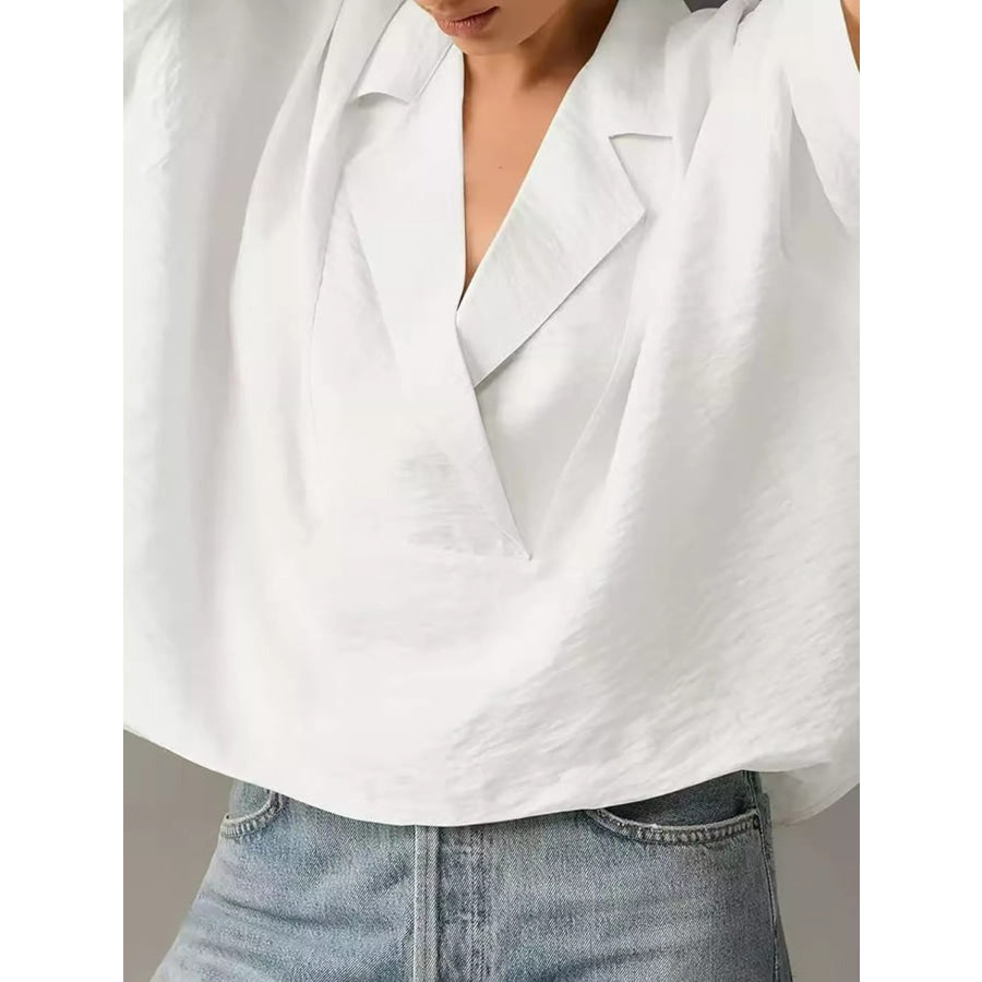 Half Sleeve Oversized Blouse Apparel and Accessories