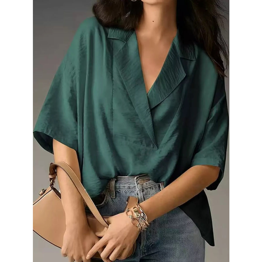 Half Sleeve Oversized Blouse Apparel and Accessories