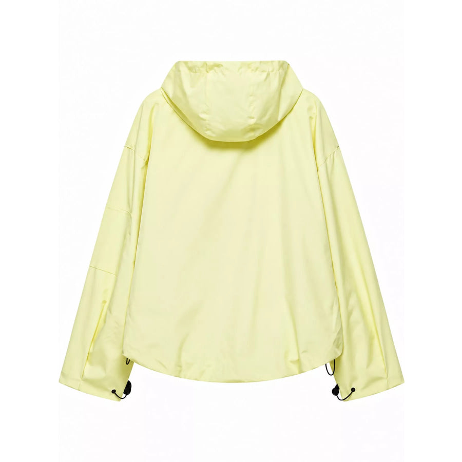 Half-Zip Hooded Anorak Jacket Apparel and Accessories
