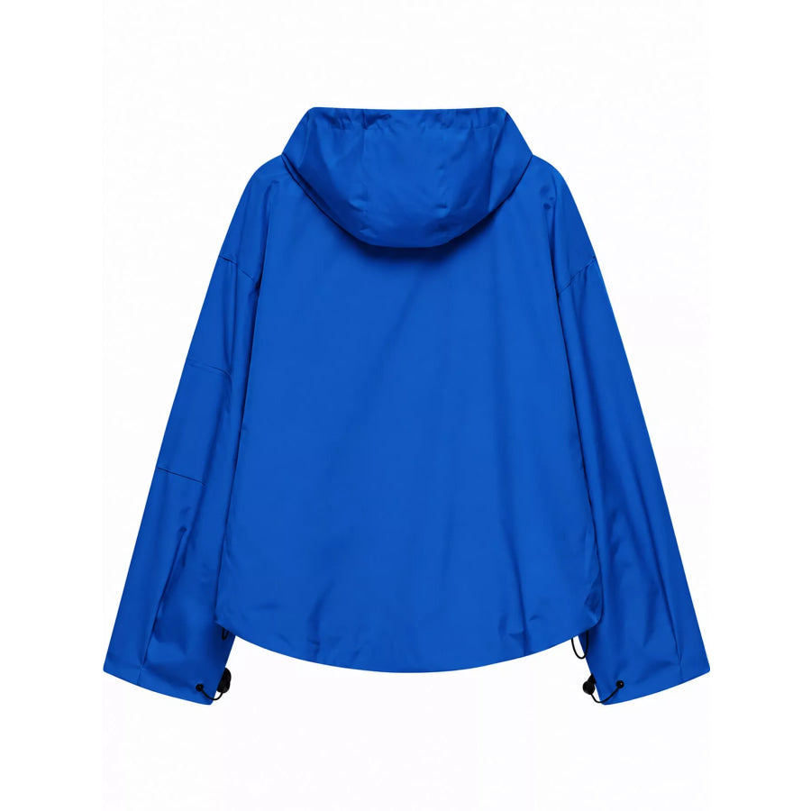 Half-Zip Hooded Anorak Jacket Apparel and Accessories