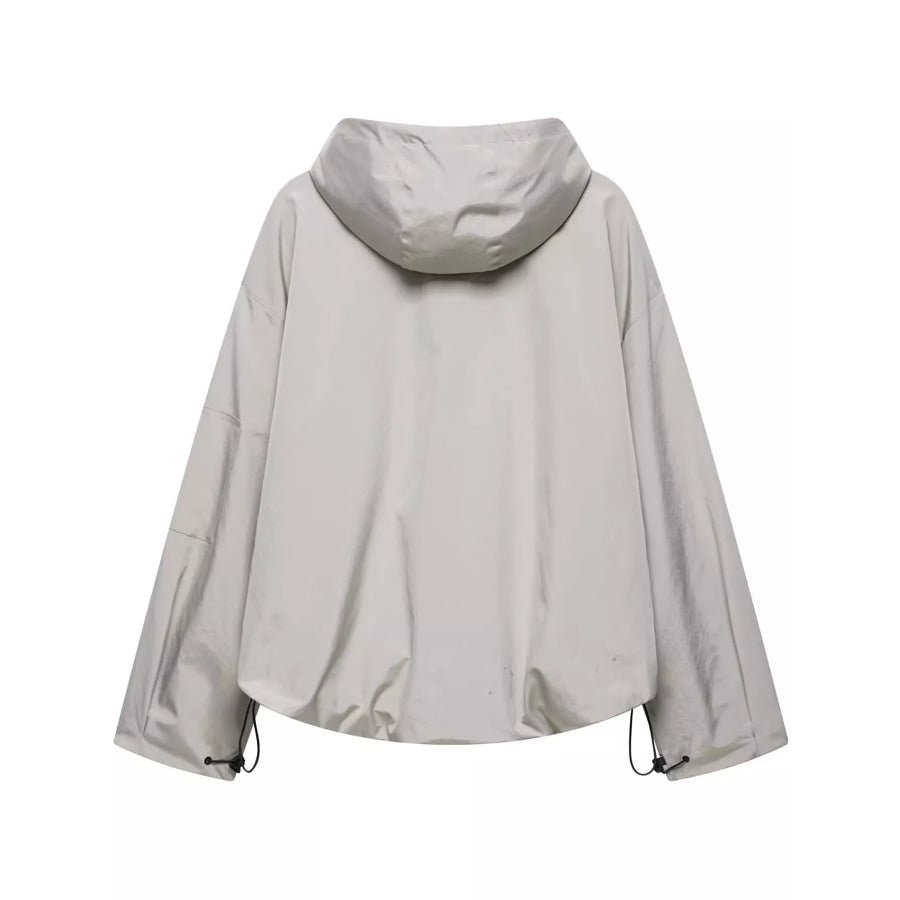 Half-Zip Hooded Anorak Jacket Apparel and Accessories