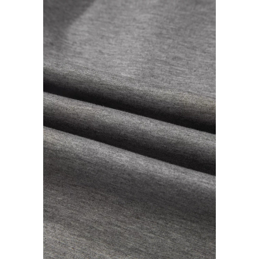 Half Zip Polo Tee Casual Pant Set Apparel and Accessories