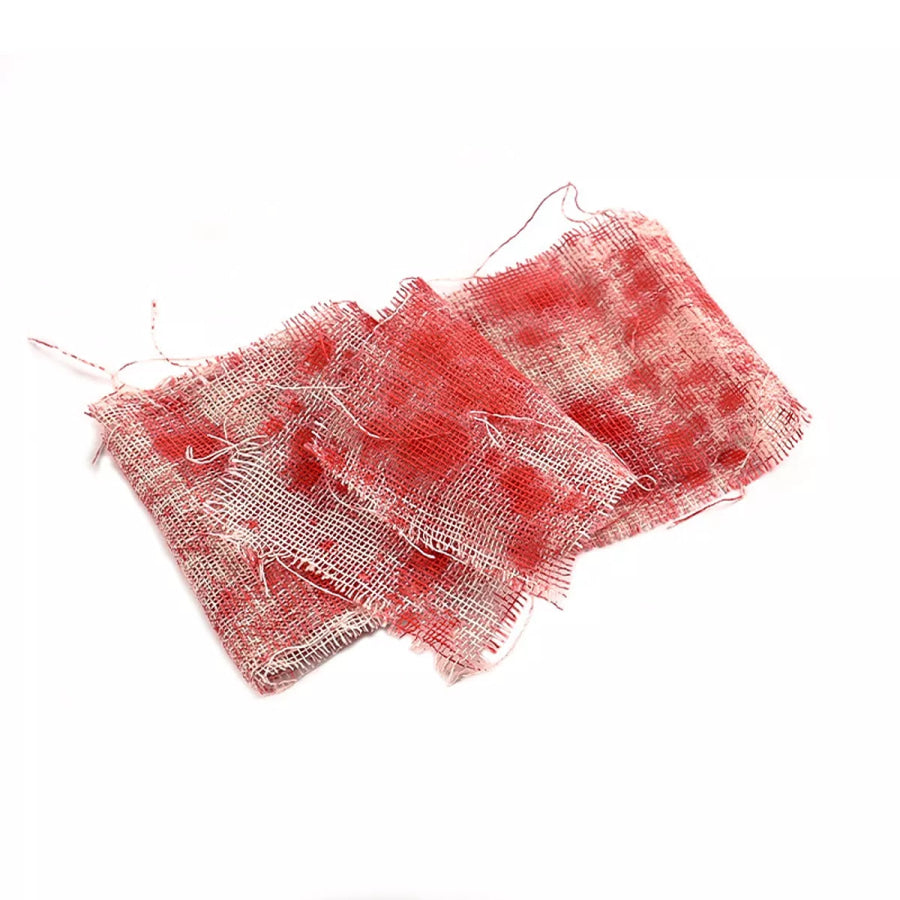Halloween Bloody Bandages Red / One Size Apparel and Accessories